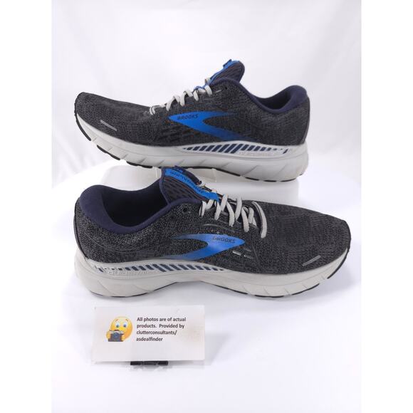 Brooks Adrenaline GTS 21 Athletic Running Shoe Mens Size 10 1103491D402 Black - Picture 4 of 9